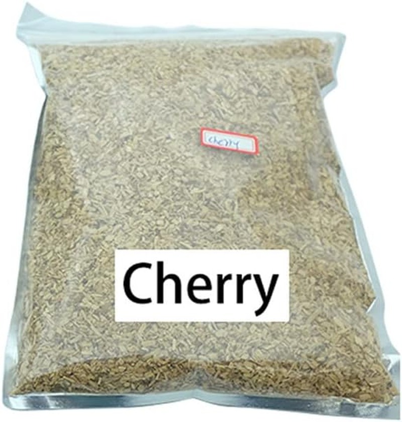 Astillas de Madera para Ahumar Barbacoa,125g cada bolsa,Manzana,Cerezo,Roble,Nogal,Astillas de Madera para Ahumar Carnes - Accesorios Ahumador Barbacoa (Madera de Cerezo)