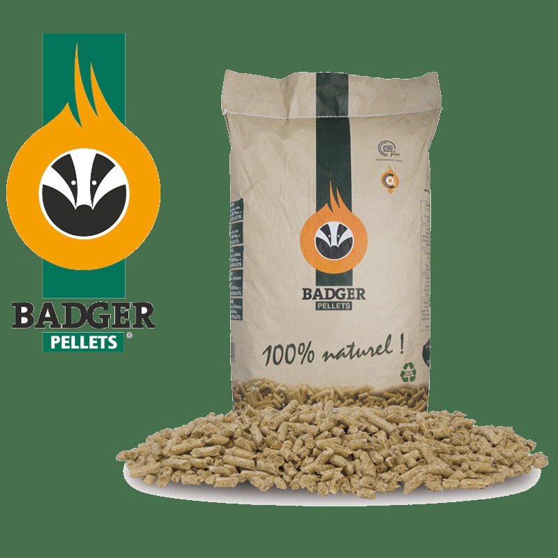 BADGER Palet de pellets – 65 Sacos à 15 kg