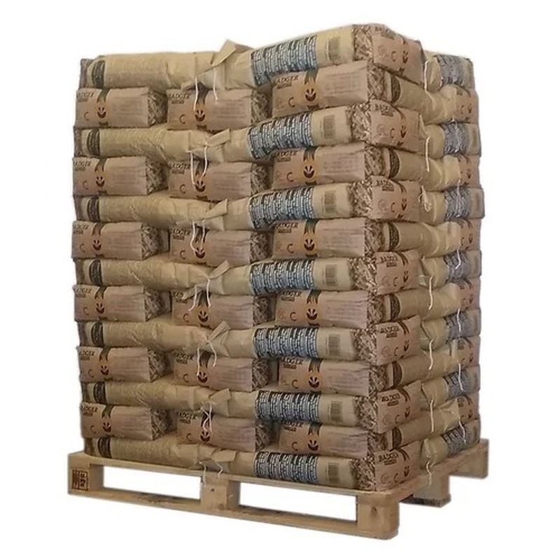 Badger Pellets Palet – 65 Sacos à 15 kg