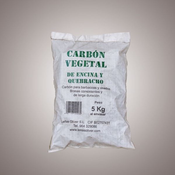 Carbón vegetal de Encina y Quebracho 5 Kg