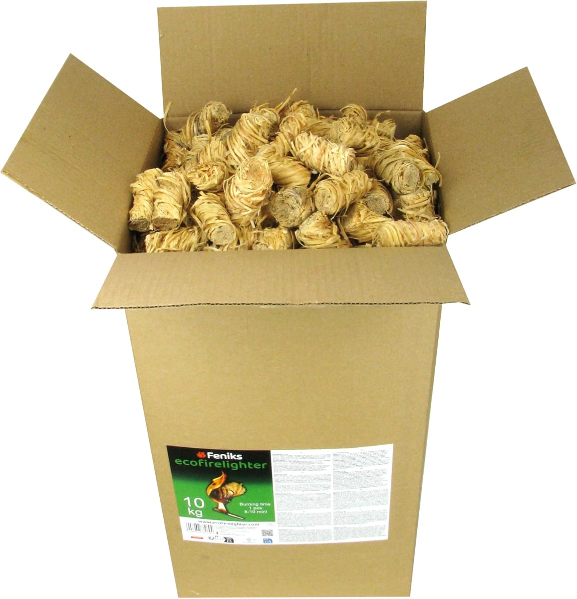 Feniks encendedores 10 kg - para chimeneas, Estufas, barbacoas y Fogatas … …