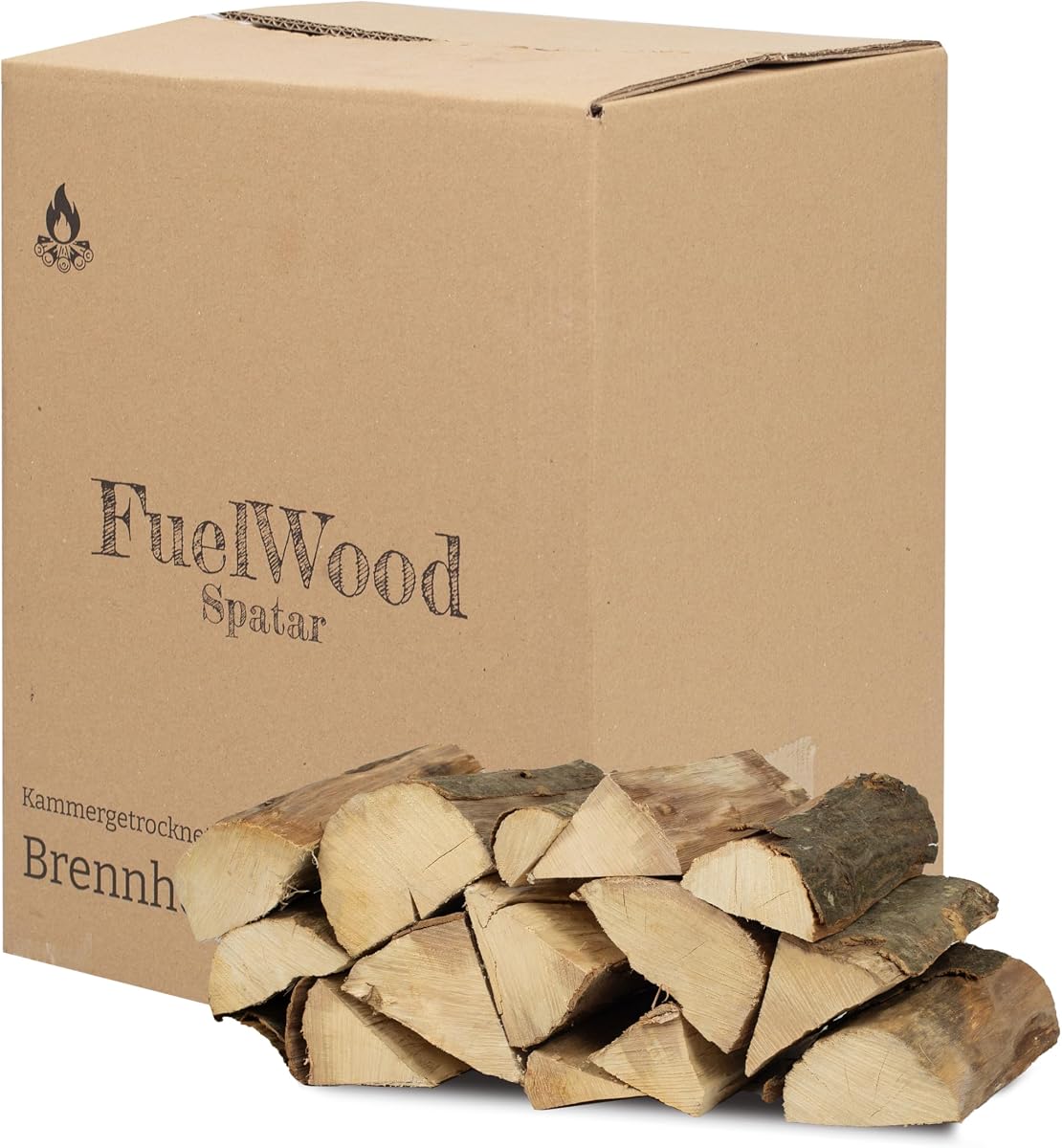 Leña de Carpe, Secado al Horno, 25 cm, Menos del 15% de Humedad, Ideal para Horno, Chimenea, Barbacoa, Barbacoa y Hoguera, leña, leña, Barbacoa (25 litros)