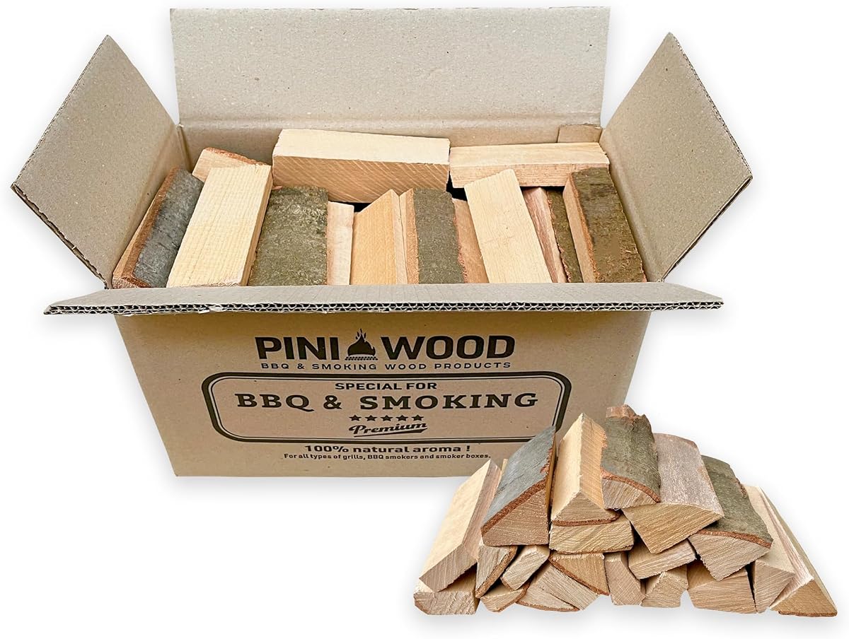 PINI Mini leña de haya seca 15 cm para horno de pizza portátil 10 kg
