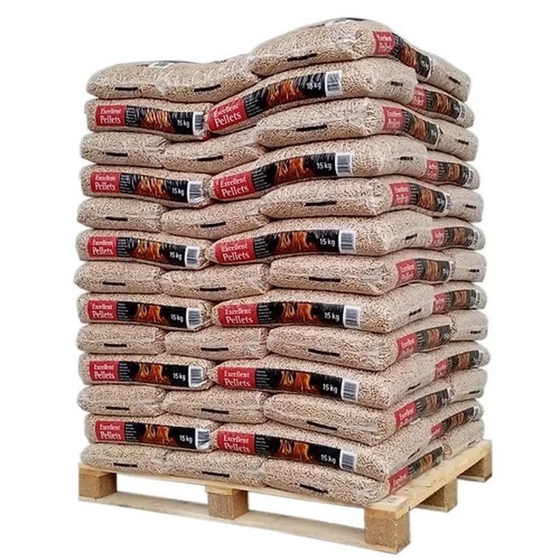 Premium-Pellets – Palet con 65 Säcken à 15 kg