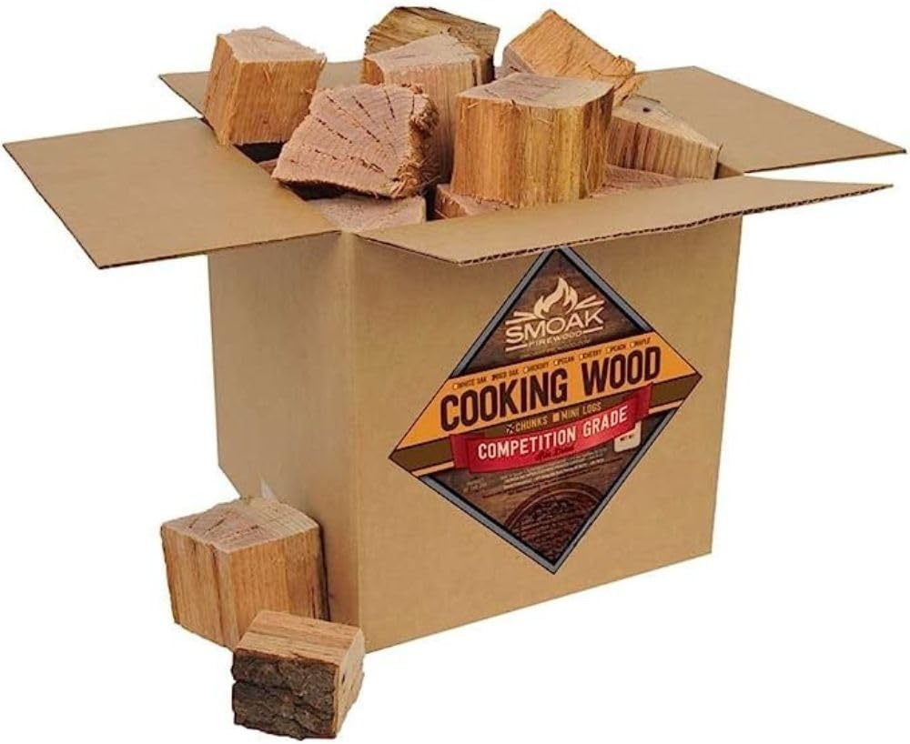 Smoak leña de cocina madera trozos - USDA Certificado secada al horno.