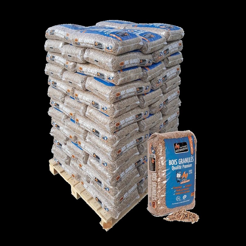 Woodstock Pellets de madera – 78 Sacos à 15 kg