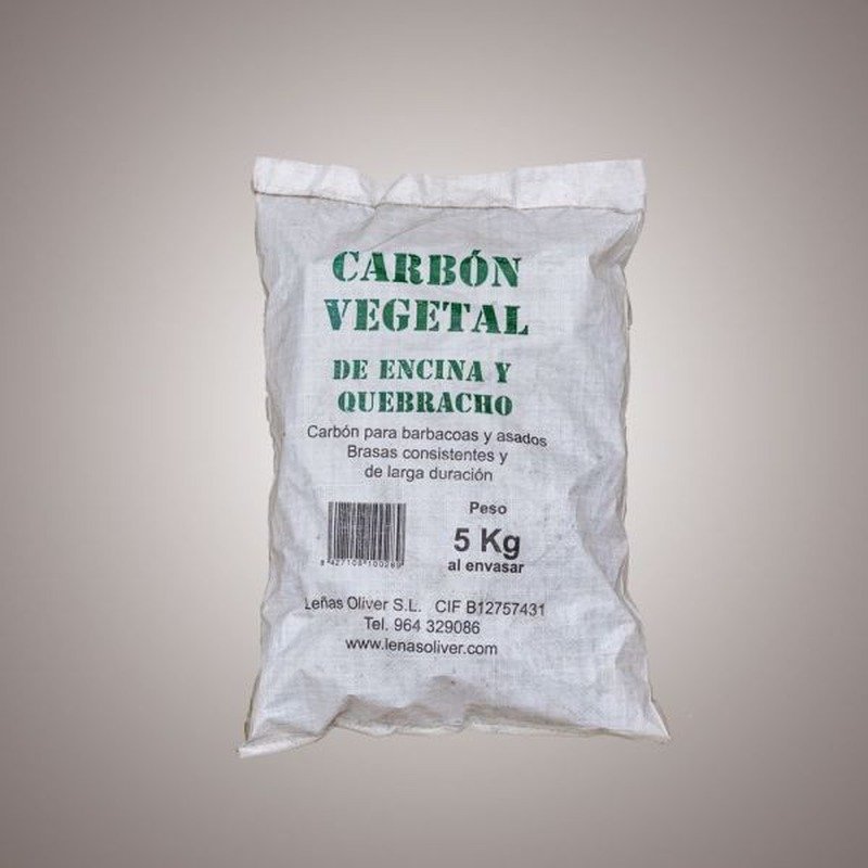 Carbón vegetal de Encina y Quebracho 5 Kg