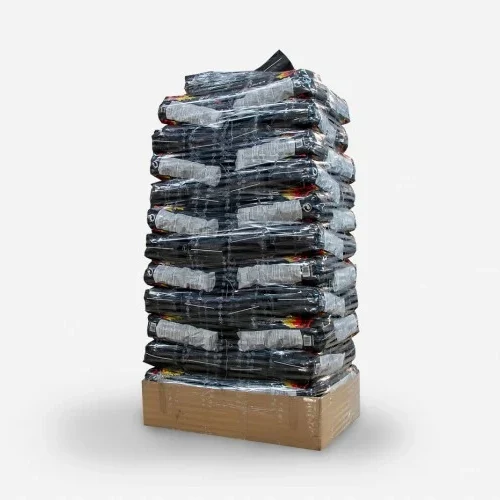 Briquetas de carbón 10 kg. Palet de 75 sacos.