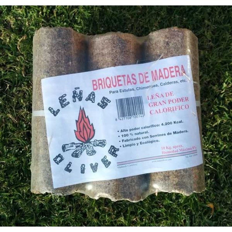 Briquetas de madera para chimeneas 10 Kg