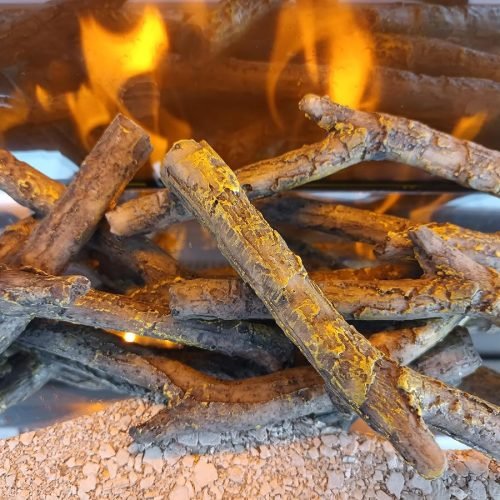 CHEMIN'ARTE 5 Troncos Decorativos para chimeneas eléctricas - Diferentes Formas y tamaños