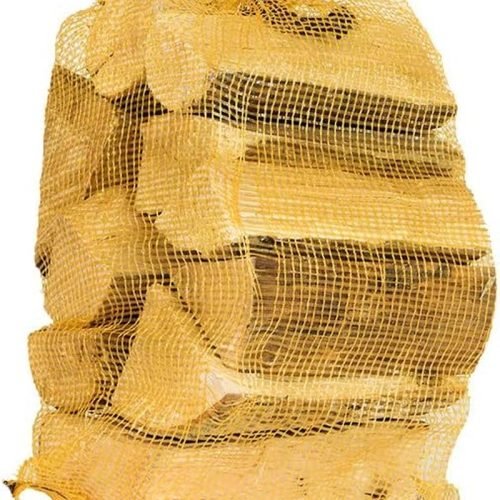 Log Barn - Troncos de madera dura de roble secado al horno, aprox. 8 kg (1 x 30 L neto). Leña seca para quemador de leña, rejilla, hoguera