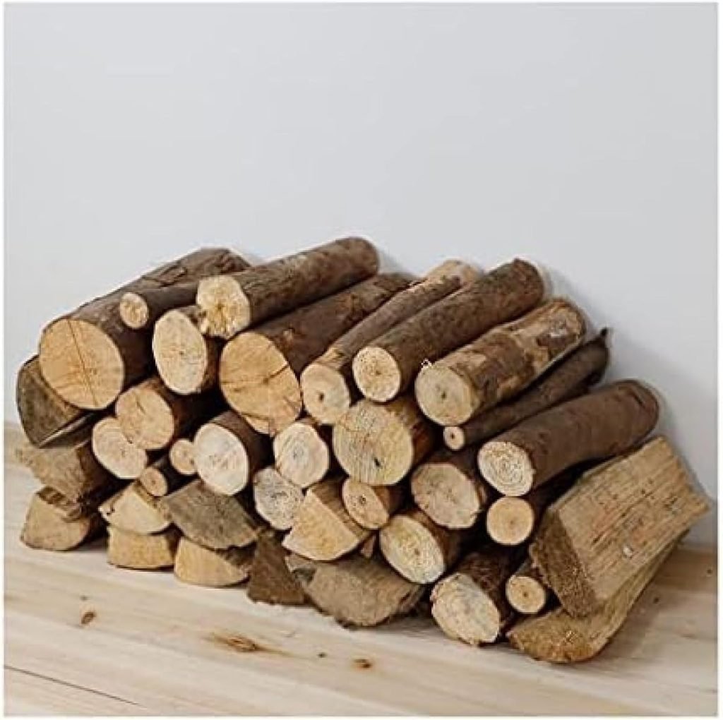Leña para El Hogar Leña para Acampar Partir A Mano Leña Seca Adornos Chimenea Calefacción Caldera Combustible Leña Troncos Fogata Leña Gruesa Combustible,2kg,YUYANAIAI