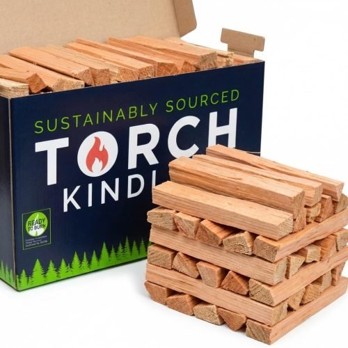 Torch Kindling - Encendedor Natural Secado al Horno para Estufas de leña, Barbacoa, Pizza, Chimenea, 2,5 kg, para encender carbón