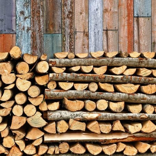 Leña Natural Secada al Horno,Troncos de Leña para Cocinar en la Barbacoa,Madera 100% Natural,para Camping,Estufas,Fogones,20cm-10lb