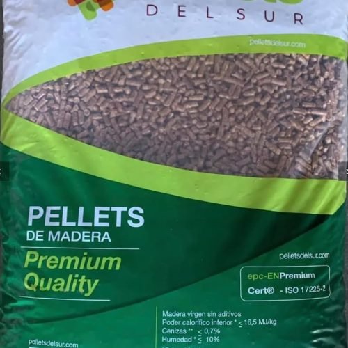 Saco Pellet 15 kg. Pellets para Estufas. Pellets de Madera 100% válido para Estufa de leña y/o Todo Tipo de Dispositivos operados con Pelle TS. Quemador de Pellet.