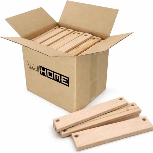 Caja de Leña de Haya 15 kg/Madera Seca Natural en Piezas Mecanizadas y Lijadas/Corte Uniforme/para Chimeneas, Barbacoas y Hornos/Sin Tratamientos