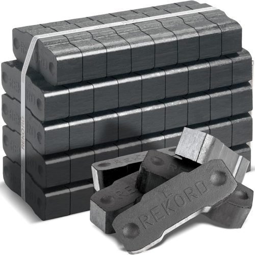 Rekord Briquetas de lignito de carbón para chimenea y estufa, 25 kg, 1 caja de cartón
