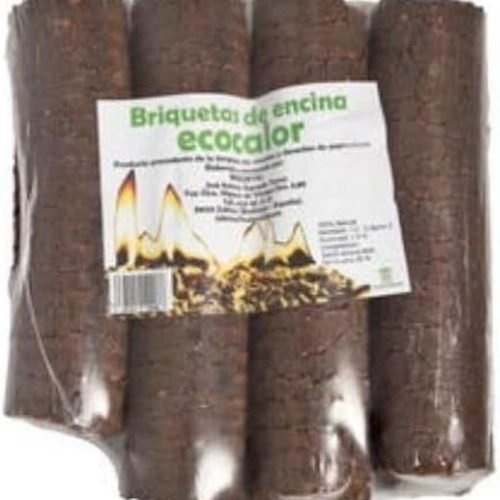 Suinga Briquetas de Madera Ecológicas Encina 7 Kg – Briquetas para Chimenea, Combustible Natural para Estufas y Chimeneas