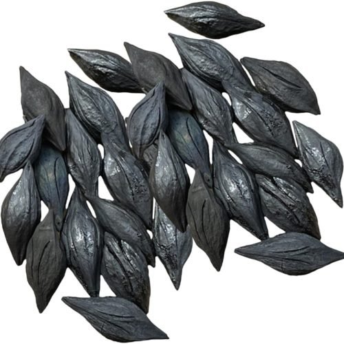 Carbón Vegetal de Madera de Olivo Negro 500g para Barbacoa | Uso Exterior y Camping, Bolsa Individual, Encendido Sencillo, Formato para Asar y Hervir Agua