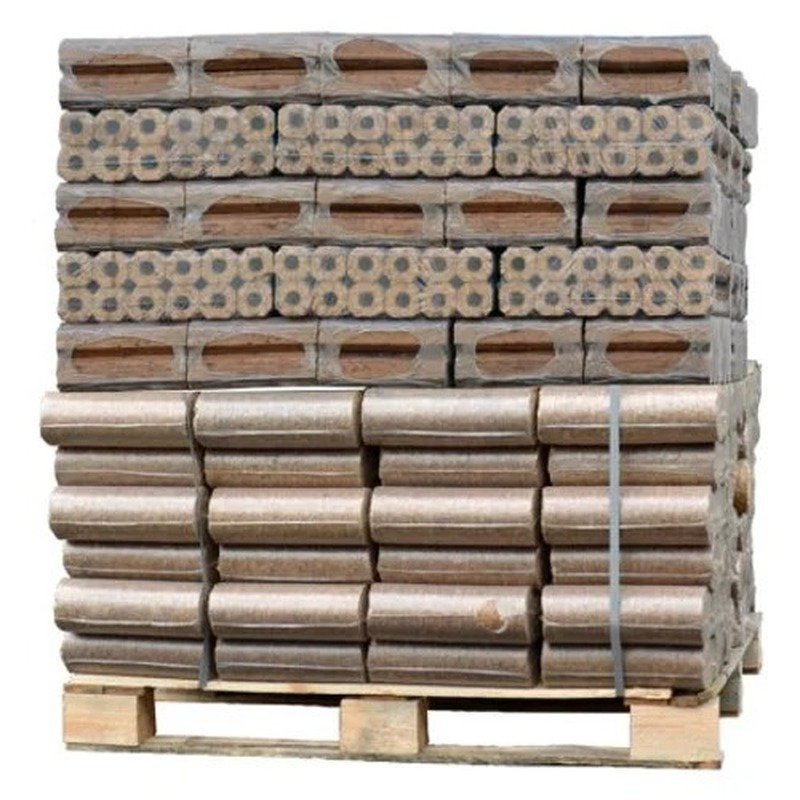 Palet mixto de briquetas Pini Kay + mezcla Nestro (960 kg)