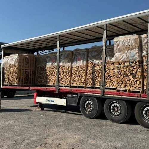Carga completa de camión de madera dura mixta — 48 estéreo, troncos 30/33 cm, Premium H1 G1
