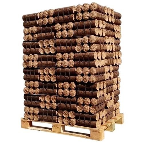 Madera especial compactada para uso nocturno — palet de 960 kg