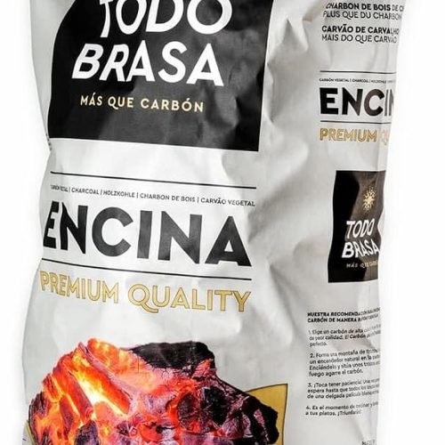 Peyca Carbon Vegetal de Encina Premium - Todobrasa. Gran Poder calorifico. Gran duracion. Ideal para BBQ, Parrilla y Horno. (15KG)