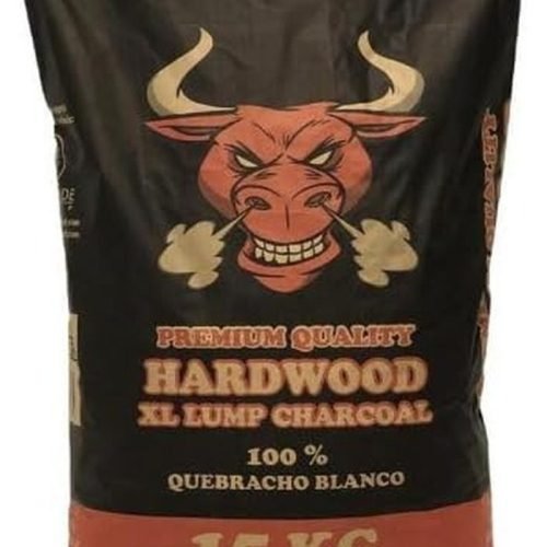 TORO - Carbón TORO para barbacoa, compuesto por quebracho blanco del Paraguay, ideal para cualquier tipo de cocción, el aroma realza sabores y perfumes, tamaño grande, 15 kg