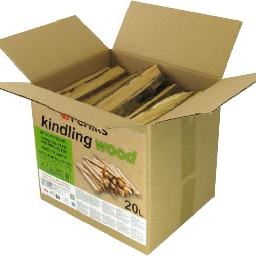 Feniks madera de encina 20 litros (aprox. 5-6 kg) - madera seca para chimenea y parrilla (longitud aprox. 25 cm)
