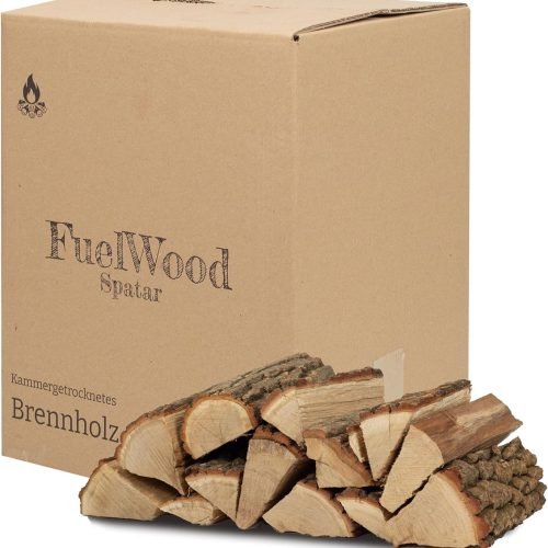 Leña de roble secado al horno 25 litros - Longitud aprox. 25 cm - Humedad <15% - Perfecto para horno, chimenea, braseros, hogueras