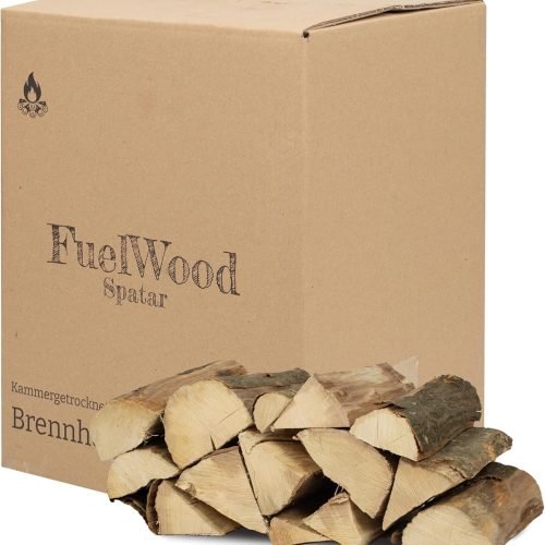 Leña de Carpe, Secado al Horno, 25 cm, Menos del 15% de Humedad, Ideal para Horno, Chimenea, Barbacoa, Barbacoa y Hoguera, leña, leña, Barbacoa (25 litros)