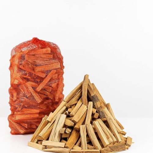 Astillas Encendido Pino Ecológica, Madera Seca Natural para Barbacoa, Chimenea, Caldera y Estufa, Saco de 6,5 Kgs. Astillas de Pino Natural para Barbacoas y Chimeneas.